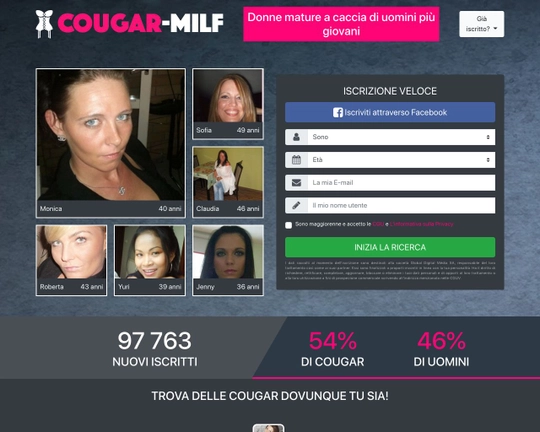 Cougar Milf Logo