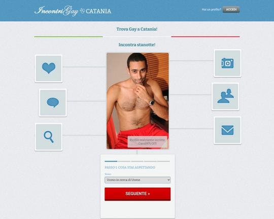 Incontri Gay Catania Logo