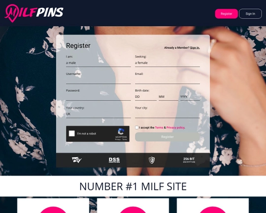 Milf Pins Logo